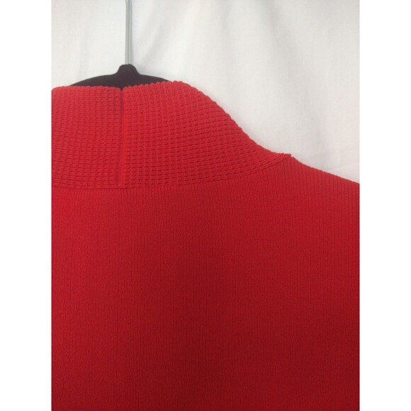 NWT Jones New York Cardigan Women's Sz XL Red Stretch Open Front Chore Pockets - Picture 15 of 16